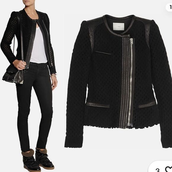 Iro lina knit wool-blend jacket Women’s size 36 - Picture 1 of 14